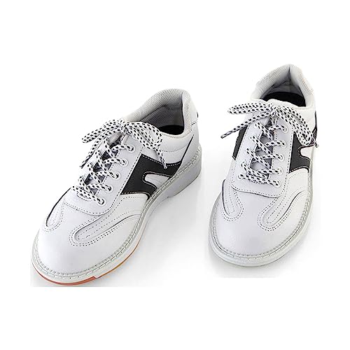 Women Bowling Trainers, Ladies Bowls Fitness Shoes Fashion Lightweight Bowling Sport Shoes,White,6 UK