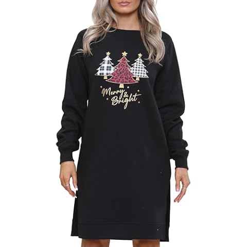 NOROZE Merry and Bright Christmas Jumper Cover