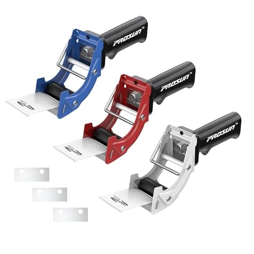 Y-Nut 3 Pack 2 inch Tape Gun for Packing Boxes Packaging Tape Dispenser with Quick Load for Packaging and Box Sealing Industrial Durability (Blue White Red)