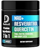DEDICAD NAD.+ Supplement - Combined to Resveratrol, Quercetin, Berberine, Fisetin, TMG and Grape Seed - 60 Capsules