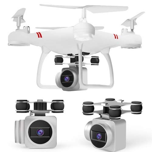 HaiMa Droni Pieghevoli Per Selfie Rc Quadcopter Con Fotocamera Hd 1080P Wifi Fpv Drone - Bianco Con Fotocamera 2 Milioni Di Pixel Cina