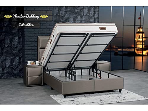 Boxspring met opbergruimte - Opbergbed babylon alle 2pers maten met matras en topper 900 euro inc levering en montage - Image 3