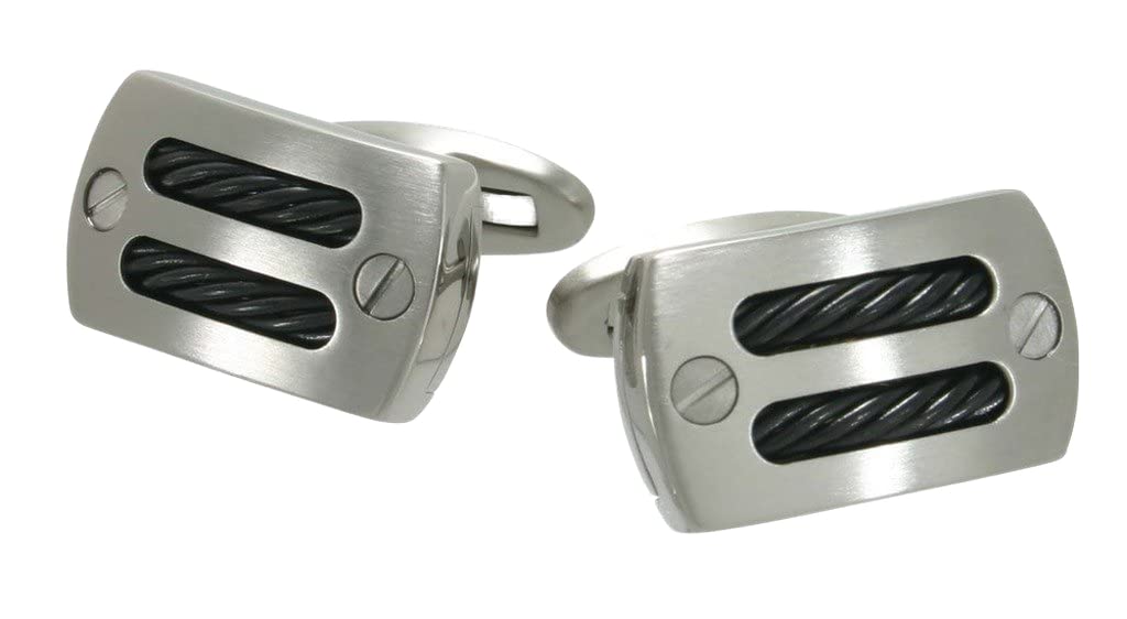 Rising Time Mens Titanium Cuff Link