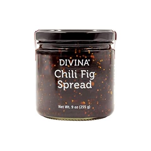 Divina Chili Fig Spread Jam, 9 Ounce Cover