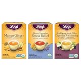 Yogi Tea Iced Tea Variety Pack - 16 Tea Bags per Pack (3 Packs) - Organic Tea Sampler - Includes...