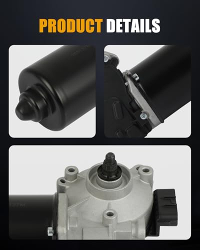 Image of ROADFAR Front Windshield Wiper Motor Replacement for 2006-2011 for Buick for Lucerne,2007-2009 for Cadillac for SRX,2007-2009 for Pontiac for Solstice 19121120;19177837 Wiper Motor 5 Pins