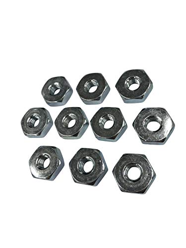 ENGINERUN Chainsaw Bar Nuts for Sprocket Cover (Pack of 10) Compatible with Stihl MS240 MS260 MS280 MS290 MS440 MS660 and More Chainsaws Parts OEM Ref 0000-955-0801