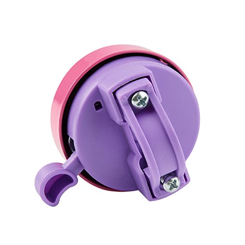 Paliston Kid's Bike Bell, Bicycle Bell For Girls, Bike Horn, Toddler Bike Bells (Pink & Purple) #TOP3