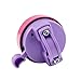 Paliston Kid's Bike Bell, Bicycle Bell for Girls, Bike Horn, Toddler Bike Bells (Pink & Purple)