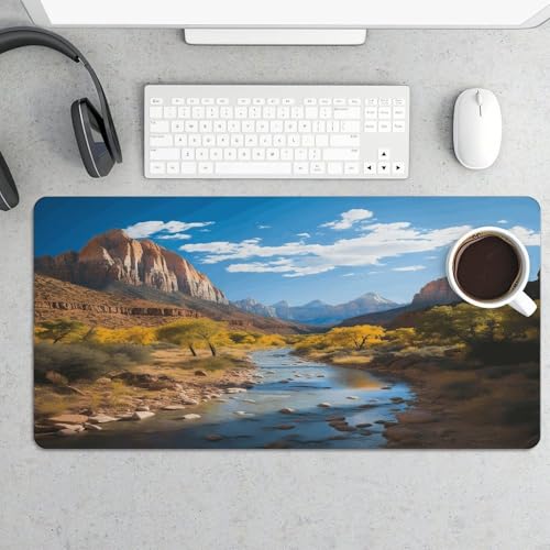Zion National Park Desk Pad con Base de Goma Antideslizante miniatura 5