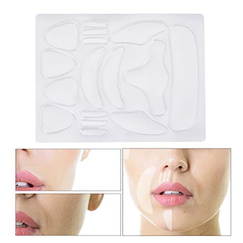 Fityle — 16 peças de adesivos de rugas faciais – tratamento antirrugas para suavizar os olhos, boca