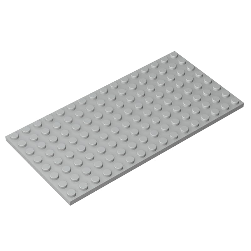 XYEIUGO GDS-529 92438 Foundation Plate 8x16, Light Bluish Gray, 5 PCS โ image 1