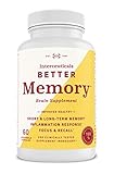 Interceuticals Better Memory - Theracurmin Curcumin 90 mg - Clinically Proven Dose, Improves Focus,...