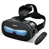 Canbor VR Headset with Remote Controller Virtual Reality Headset VR Goggles for 3D Movies and Games Compatible with 4.0-6.3 Inches for iPhone, Samsung Sony More Smartphones