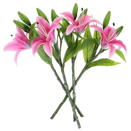 iplusmile 4piezas Artificial Flor De Artificial De Decoración para Fiesta De Boda De Simulación Flor Falsa