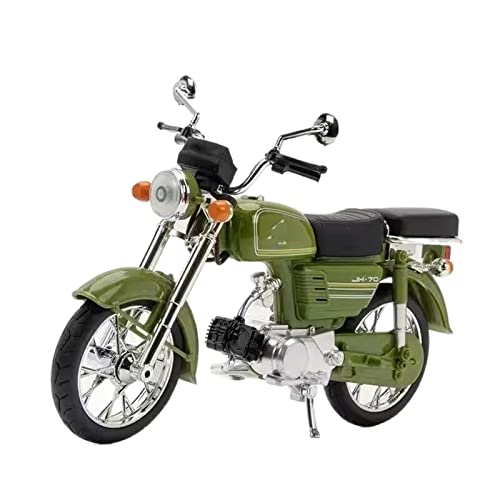Moto de simulación Honda Jialing JH-70 de metal con detalles realistas