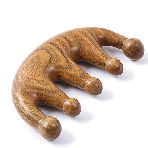 Handmade 100% Natural Green Sandalwood Wide Tooth Combs – Head Scalp Massage No Static, Detangling Comb, Green Sandalwood Wooden Hair Comb for Men and Women (Half moon) Handmade 100% Natural Green Sandalwood Wide Tooth Combs – Head Scalp Massage No Static, Detangling Comb, Green Sandalwood Wooden Hair Comb for Men and Women (Half moon)