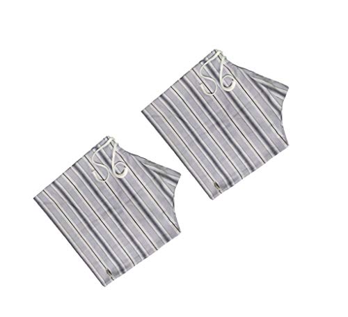 Image of Men's Lattha Traditional Pure Cotton Underwear aka Patta wala Janghiya, Dhari wala / Striped Undergarment, Khadi Latthe Ka Jangia, Nicker,Chaddi; Nade wala kachha with wide Miyani /Asan & Back Pocket & Drawstring /Nada