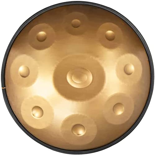 Handpan de acero con 9 tonos y accesorios