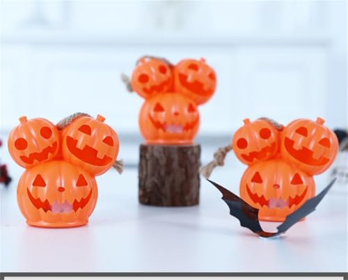 ハロウィン 飾り カボチャ ライト かぼちゃ 置物 12個セット 光る 秋飾り 感謝祭 飾り ハロウィン かぼちゃ ハロウィン オーナメントインテリア 小物 装飾 (12)