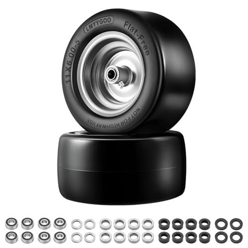 MYYGOO 11x6.00-5 Flat Free Tire