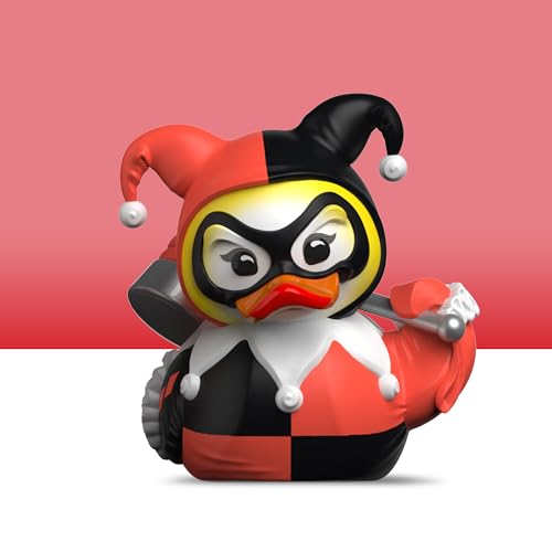 TUBBZ Mini Harley Quinn kolekcjonerska winylowa gumowa figurka kaczki - oficjalny artykuł DC Comics - komiks TV i filmy