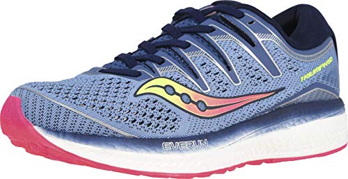 Saucony Women's Triumph ISO 5 Running Shoe, Blue/Navy, 5