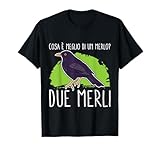 Animale Preferito Amante Del Merlo Detto Divertent
