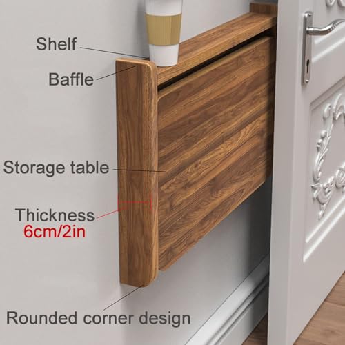 Table pliante murale peu encombrante, petit bureau suspendu rabattable pour cuisine