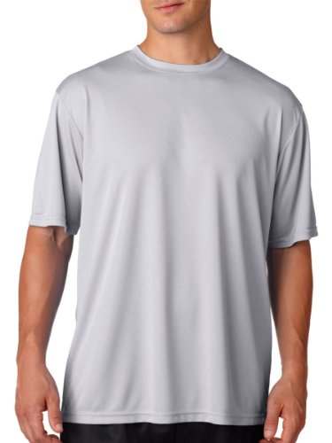 T-shirt Cooling Performance A4 N3142 homme manches courtes argenté taille L