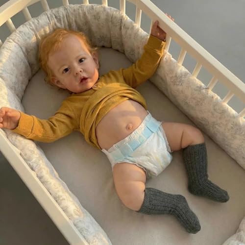 Zero Pam Reborn Baby Dolls Full Body Boy 22 in Baby Boy Doll with Blue Eyes