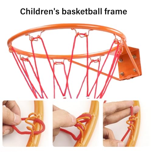 Filet de basket-ball d'extérieur mural en nylon résistant - 4