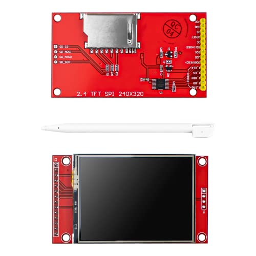 Image of Hosyond 2.4 Inches TFT LCD Touch Screen Shield Display Module 320x240 SPI Serial ILI9341 with Touch Pen Compatible with Arduino R3 /Mega2560 Development Board
