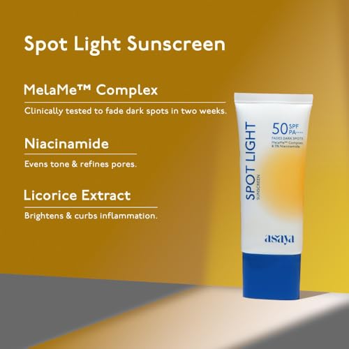 Image of Asaya Travel Kit | Gift for Women | With Free Travel Pouch Bag | Face Wash Cleanser, Serum, Moisturizer & Sunscreen (CSMS Combo) | Melame Complex, Alpha Arbutin, Kojic Acid, Niacinamide | All Skin Types | For Women & Men