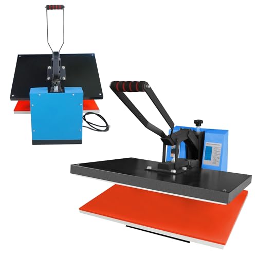 WANCHENG Prensa Térmica Manual Clamshell 24x16in 2200W