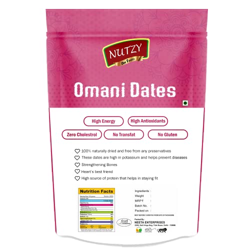 Image of Nutzy Premium Dates (Omani Dates / Khajoor, 200g)