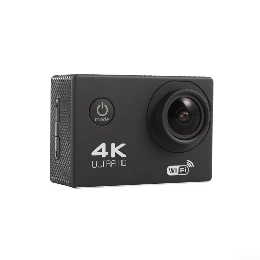 Cámara de acción 4K Ultra HD, impermeable y WiFi habilitada con pantalla de 2 0 pulgadas para exploración al aire libre