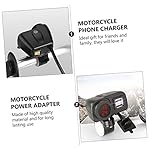 PACKOVE-1pc-Motorcycle-Charger-Motorcycle-USB-Charger-Time-Display-Phone-Charger-Motorcycle-Phone-Charger-Time-Display-USB-Charger-USB-Charger-for-Phone-Motorbike-Phone-Charger