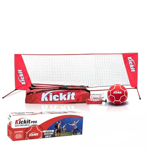 Kickit Soccer Tennis Set with Net, Ball, & Travel Bag