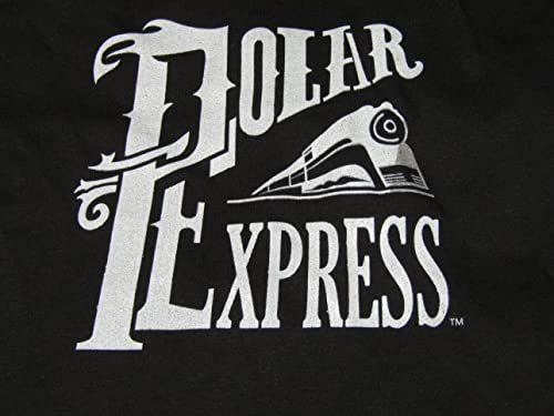 Polar Express Train Vector Art Men's Black Sleep Pajama Pants2