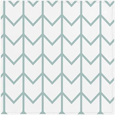 Chevron Stripe Cloth Napkins Set of 6 Dinner Napkins Washable Table Napkin for Cocktail Home Wedding Banquet Party Restaurants 20 X 20 Inch