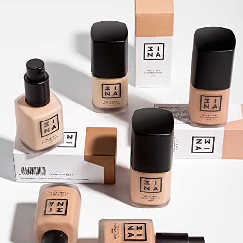 3Ina The 3-In-1 Foundation 202 - Vegan Formula - Combination Of Primer, Concealer And Foundation - Medium Coverage - Natural Finish - Perfect For Covering Lines And Blemishes - Long Lasting - 1.01 Oz #TOP5