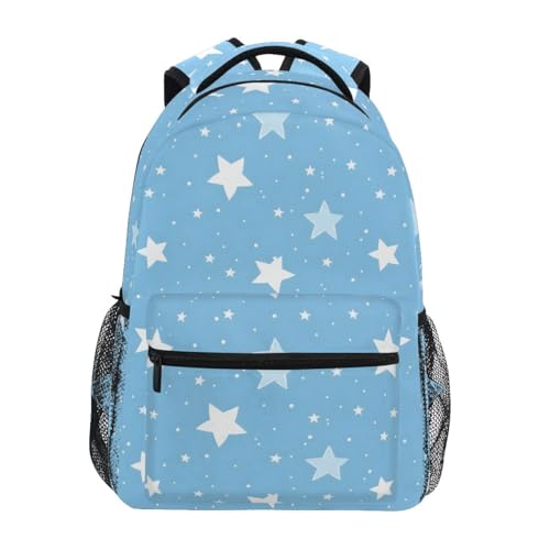 Sac à dos école à étoiles bleu clair pour réussir son année S