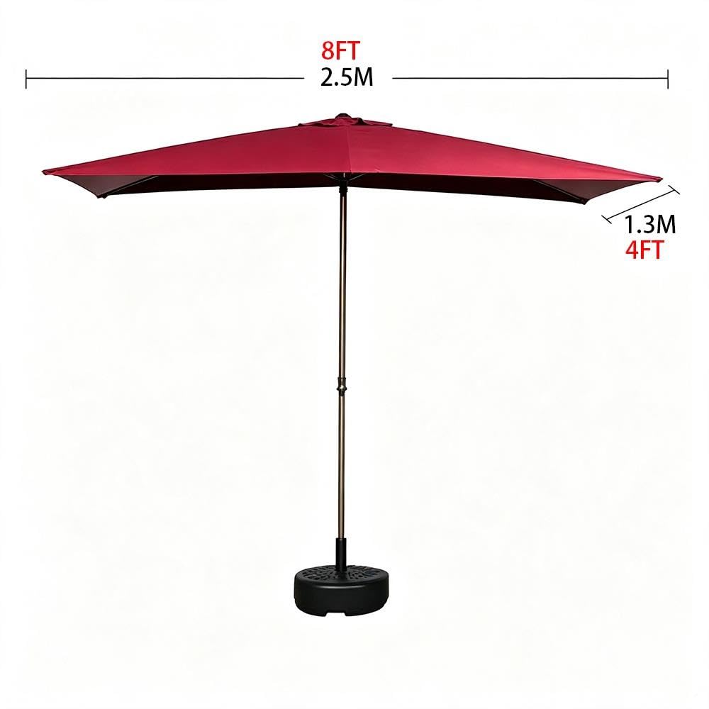 Parasol De Terrasse Half Rectangulaire Toile De Rechange
