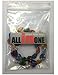 ALL in ONE Millefiori Lampwork Glass Beads for Jewelry Making DIY (12mm Flat Heart)
