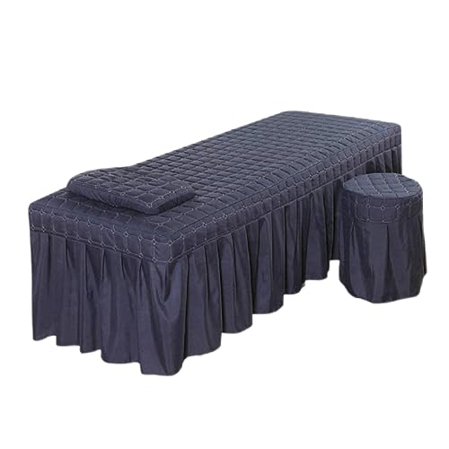 Couverture complète table massage 190x80cm pour cacher les pieds du lit