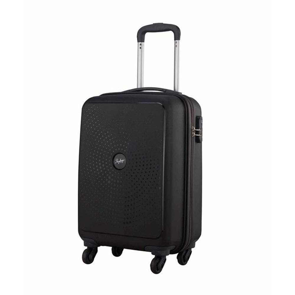 Polypropylene Salsa Strolly 55 360 Degree Hard Carry-On Luggage(S22salsa8057002, Black, 55), Small-image-13