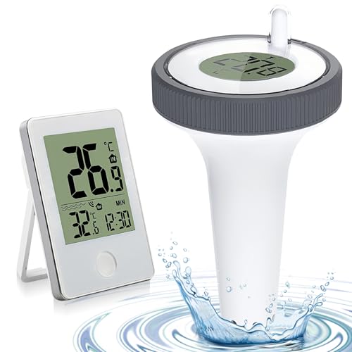 WIYETY Termómetro Digital Inalámbrico IP67 para Piscinas