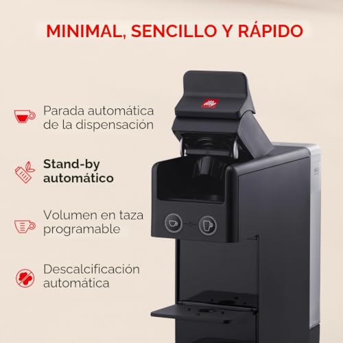 Miniatura 4 de Illy - Cafetera Hyperespresso Y3.3 De Color Negro Con 216 Cápsulas Hyperespresso 108 Cápsulas Hyperespesso Classique Y 108 Cápsulas Hyperespesso Intense