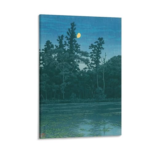 川瀬巴水 日本の浮世絵画家、版画ポスター (155) パネル 壁アート モダン リビング ベッドルーム 部屋飾り20x30inch(50x75cm)